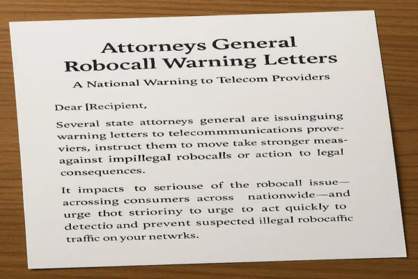 Attorneys General Robocall Warning Letters