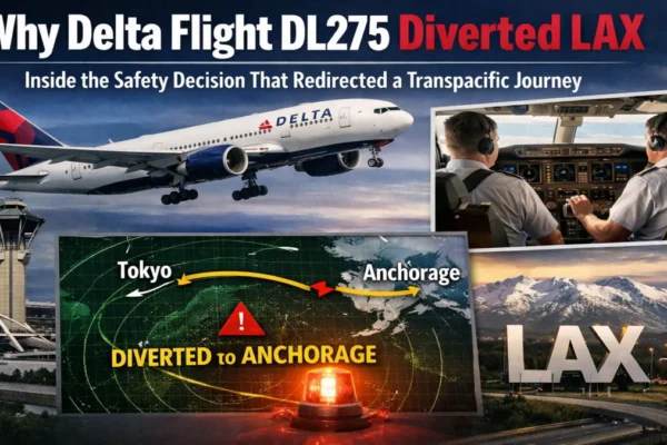 Delta Flight DL275 Diverted LAX