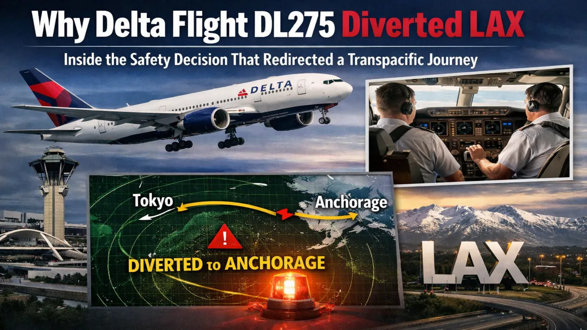 Delta Flight DL275 Diverted LAX