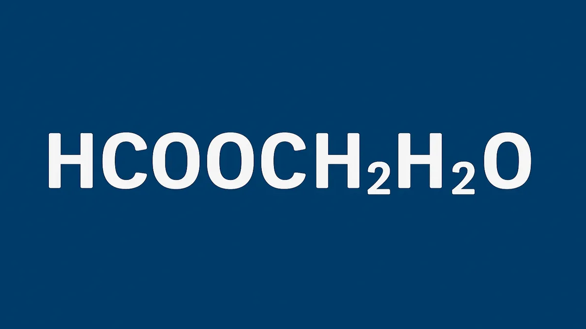 hcooch ch2 h2o