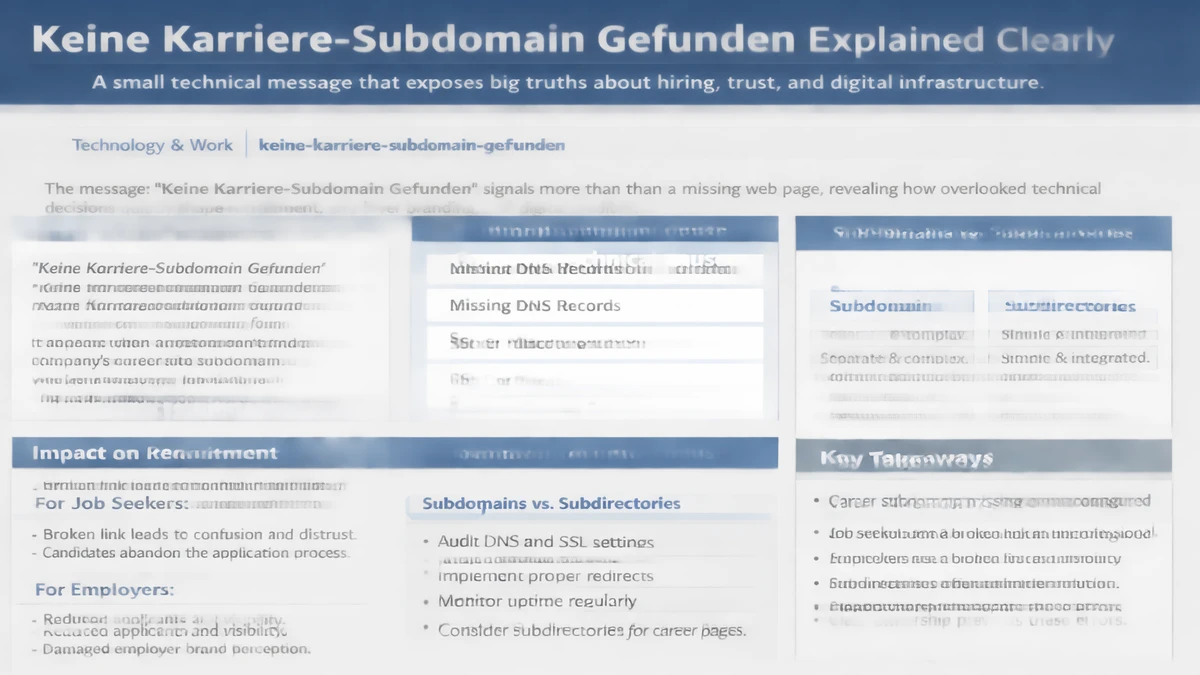 keine karriere-subdomain gefunden