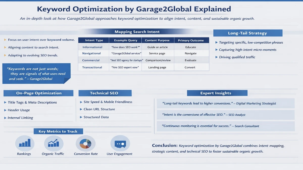 keyword optimization by garage2global