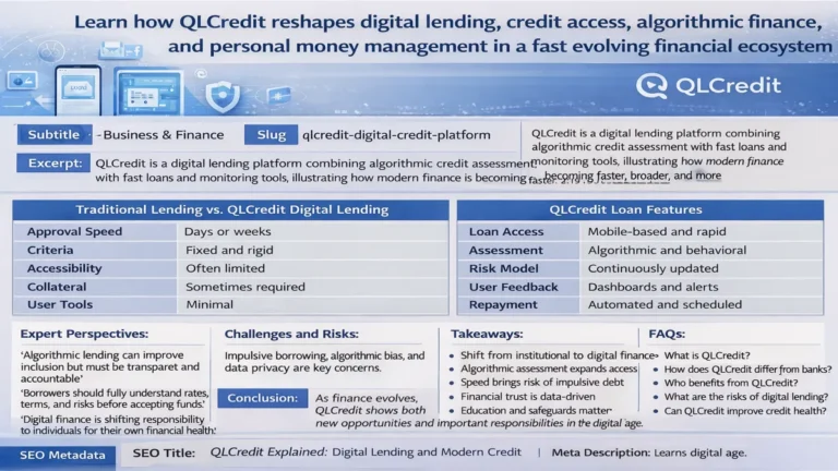 QLCredit Explained: Digital Lending and Modern Credit
