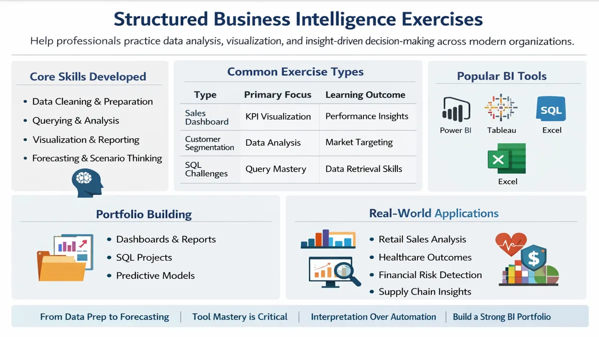 business intelligence exercises