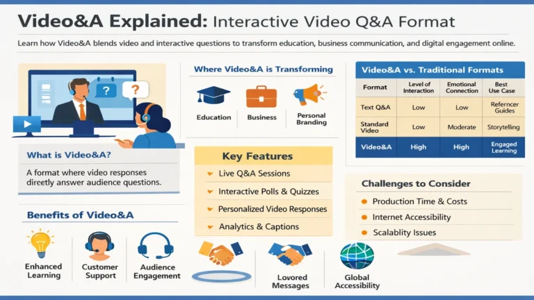 Video&A Explained: Interactive Video Q&A Format